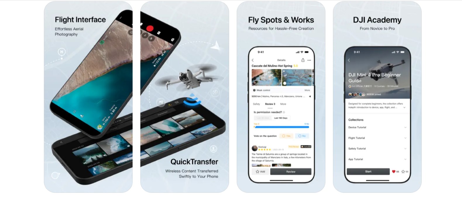 dji fly app update flip drone