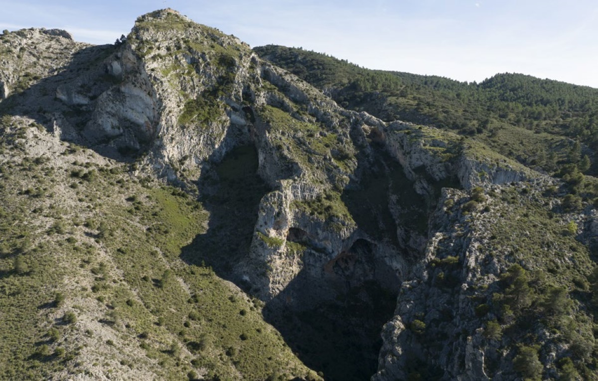 dji mavic 2 pro drone spain cave art