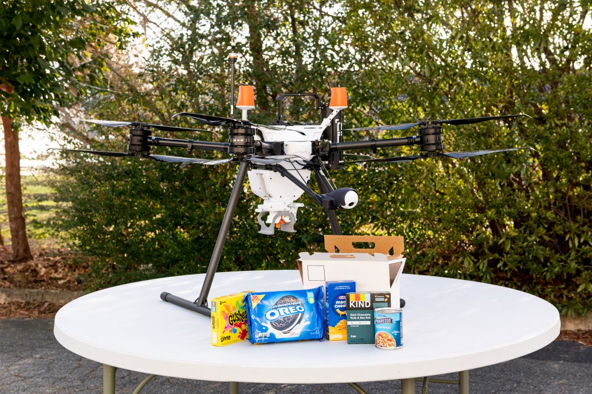 DroneUp drone delivery walmart apartments