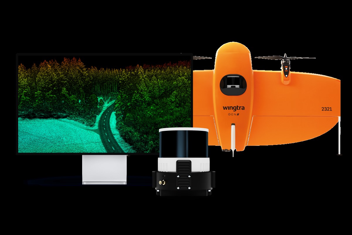 wingtra gen II drone lidar payload
